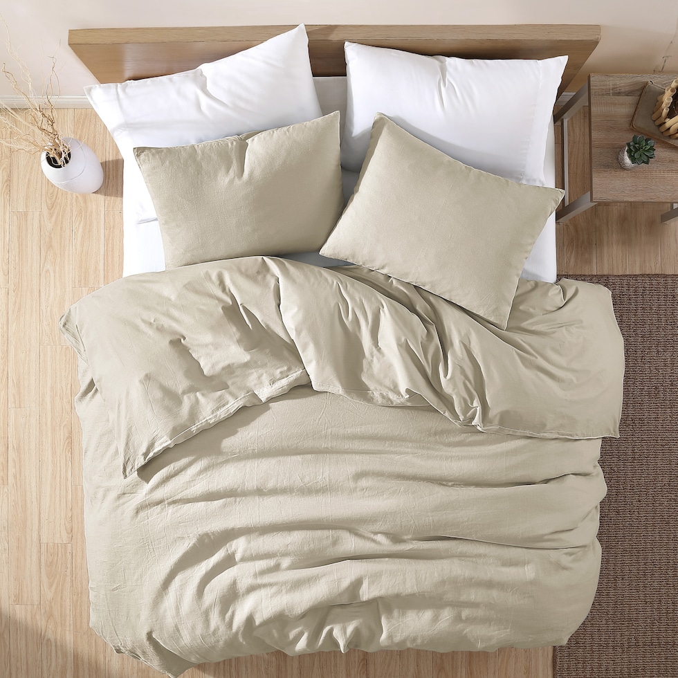 dublin bedding neutral queen bedding set   
