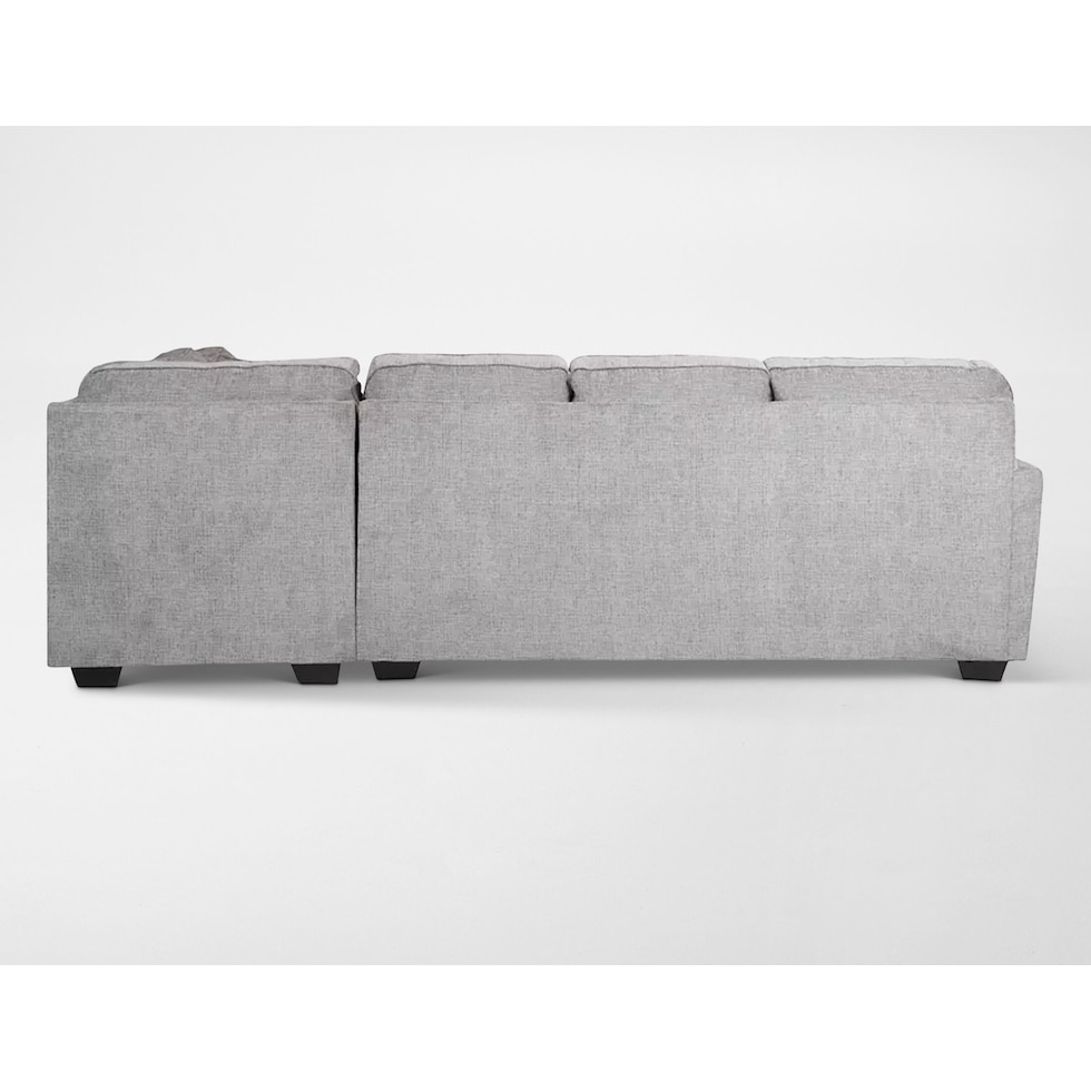 dudlee gray sectional   