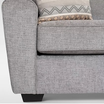 dudlee gray sectional   