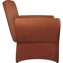 duffie red accent chair   