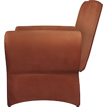 duffie red accent chair   