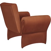 duffie red accent chair   