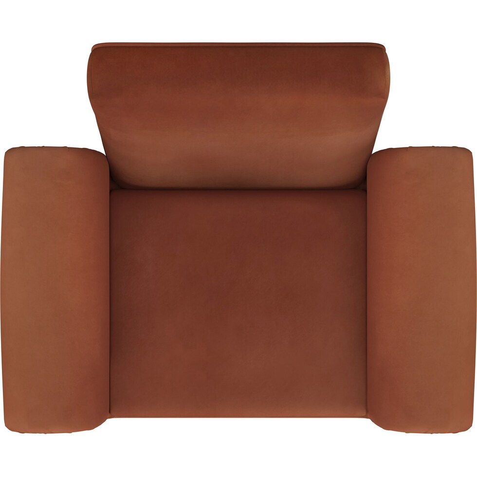 duffie red accent chair   