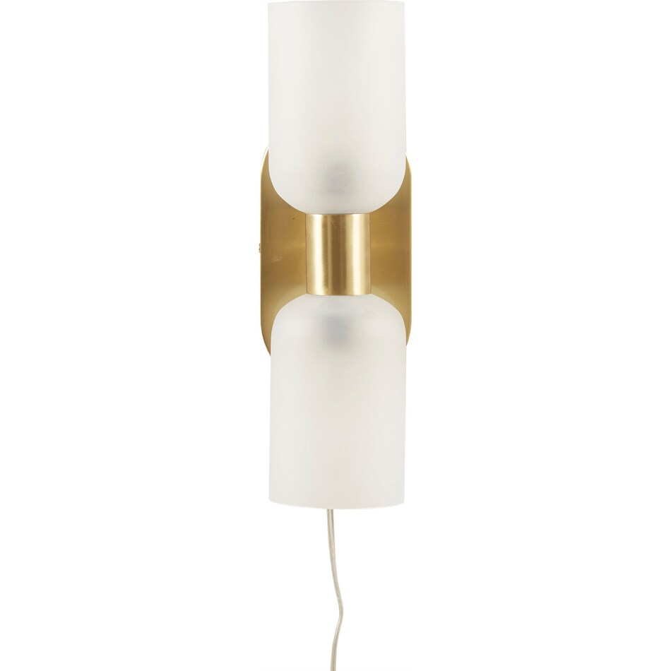 dulce gold wall sconce   