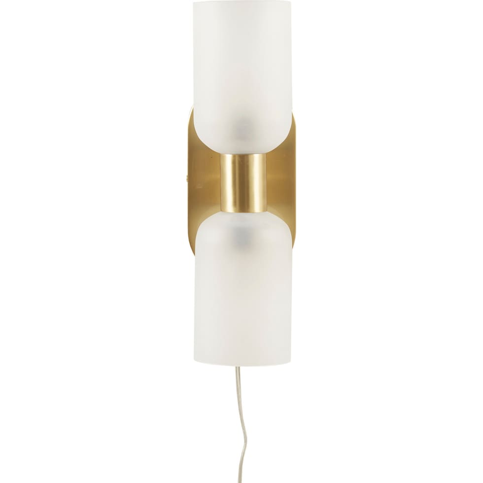 dulce gold wall sconce   