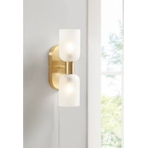 dulce gold wall sconce   