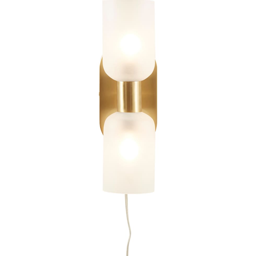 dulce gold wall sconce   