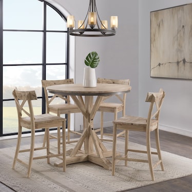 Dunbar Round Counter-Height Dining Table