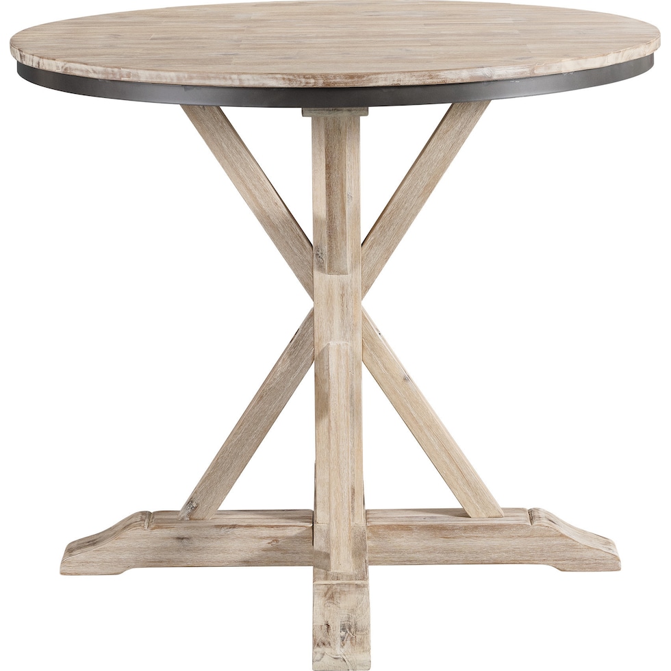 dunbar neutral counter height dining table   