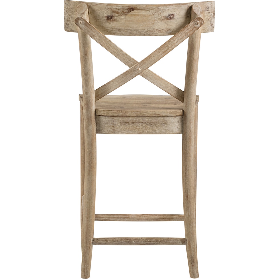 dunbar neutral counter height stool   