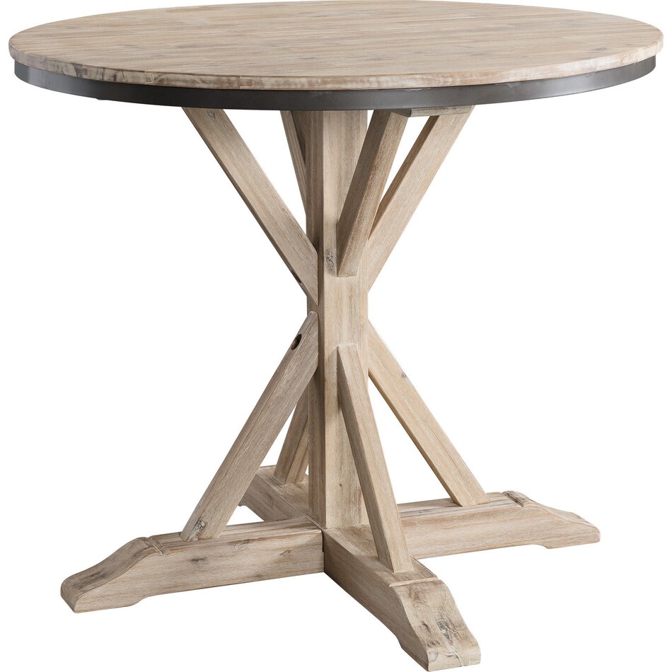 dunbar neutral dining table   