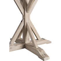 dunbar neutral dining table   