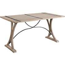 dunbar neutral dining table   