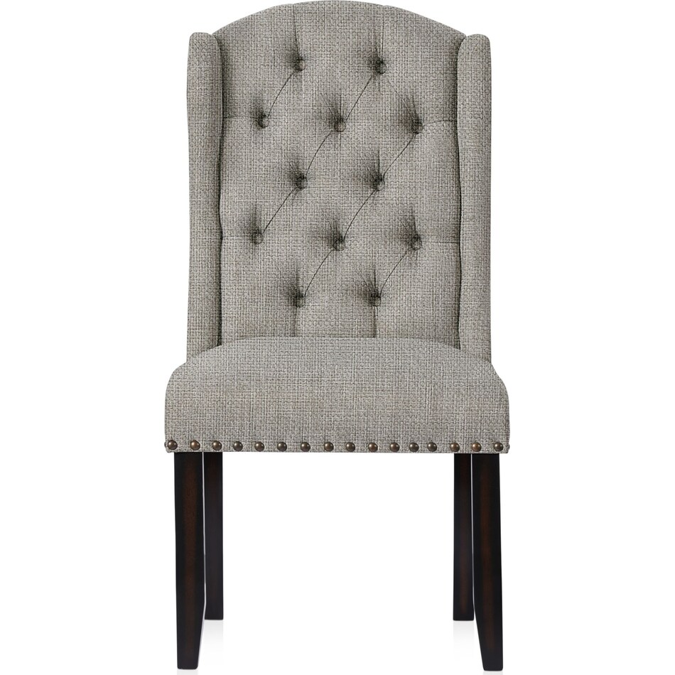 duncan gray dining chair   