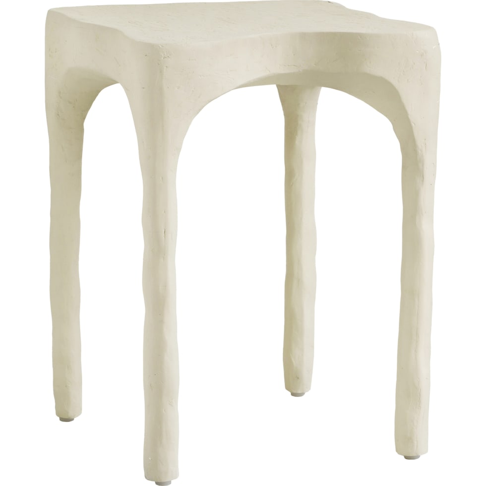 durango white side table   