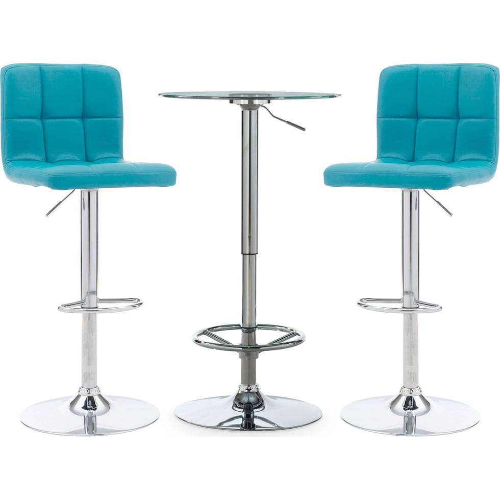 dustin blue  pc bar set   
