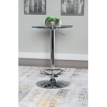 dustin metal dining table   