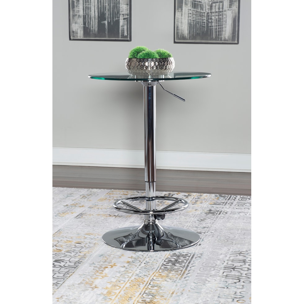 dustin metal dining table   