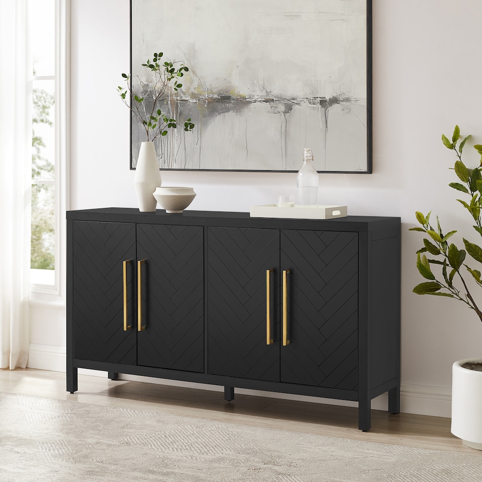 dutton black sideboard   