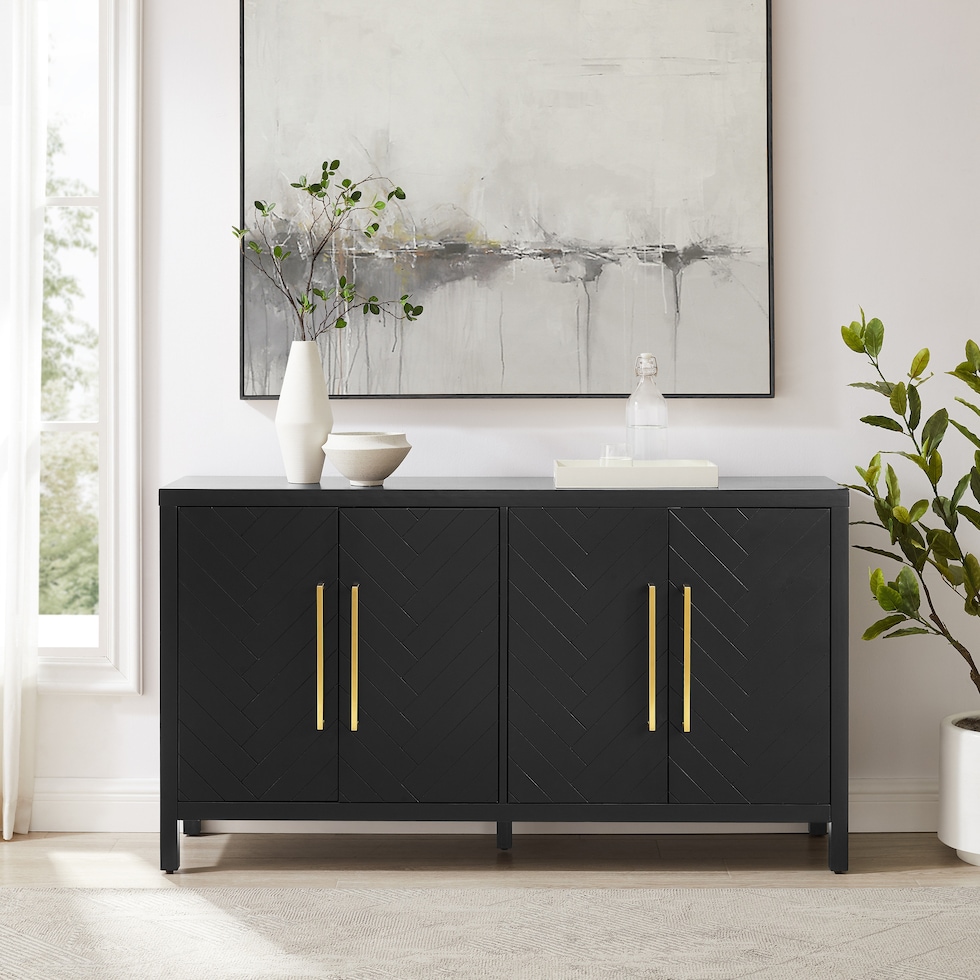 dutton black sideboard   