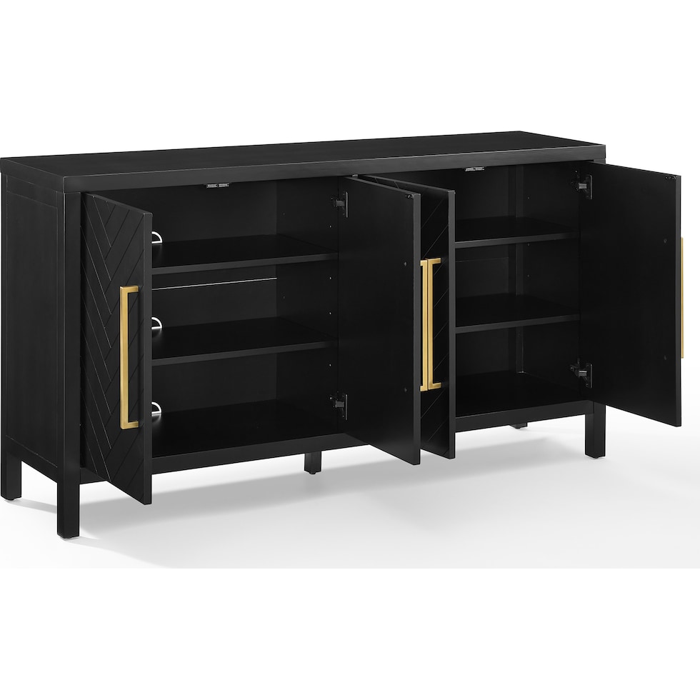 dutton black sideboard   