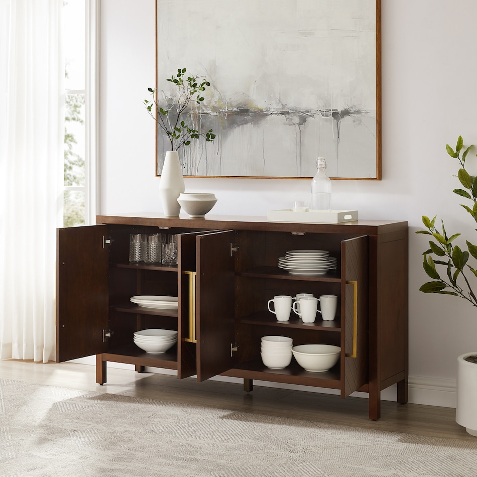 dutton dark brown sideboard   