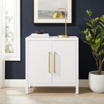 dutton white cabinet   