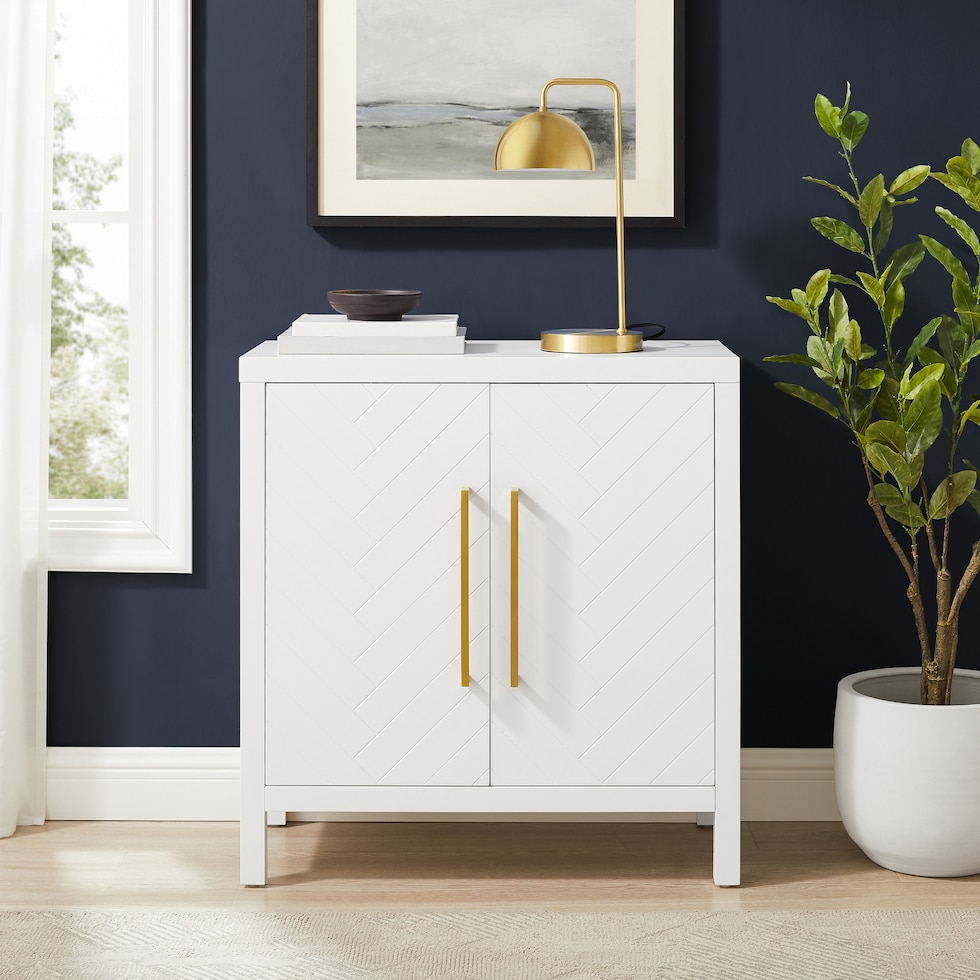 dutton white cabinet   