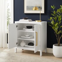 dutton white cabinet   
