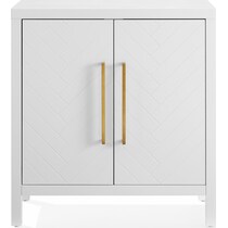 dutton white cabinet   