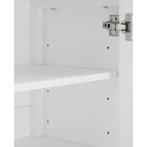 dutton white cabinet   