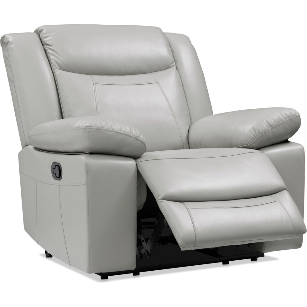 duval gray recliner   