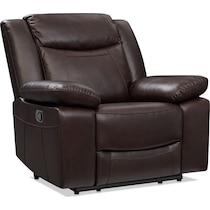 duval light brown recliner   