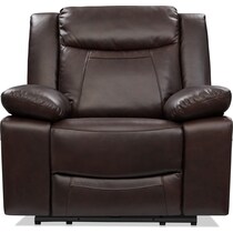duval light brown recliner   