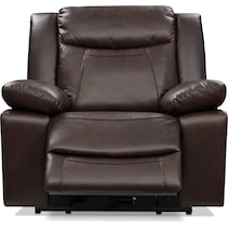 duval light brown recliner   