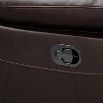 duval light brown recliner   