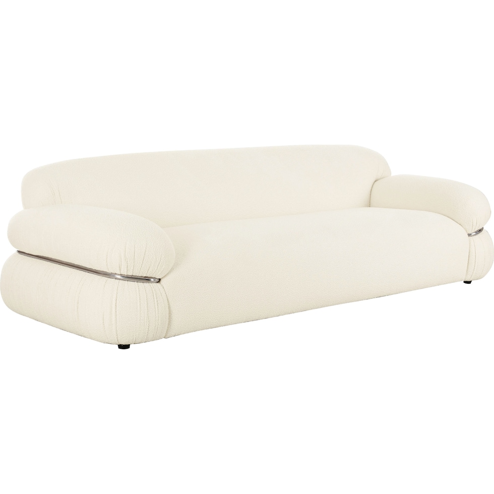 dyanne cream boucle sofa   