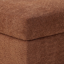 dylan orange ottoman   