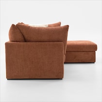 dylan orange sectional   