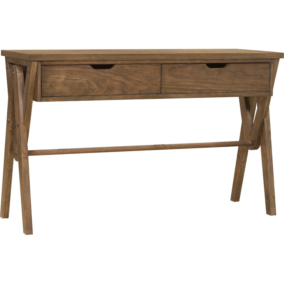 eartha dark brown console table   