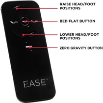 ease  gray king adjustable foundation   