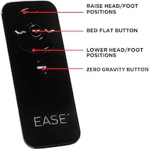 ease  gray queen adjustable foundation   