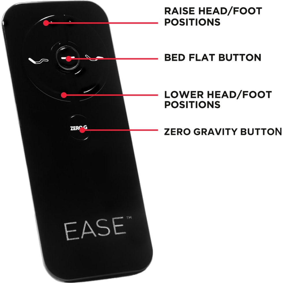 ease  gray queen adjustable foundation   