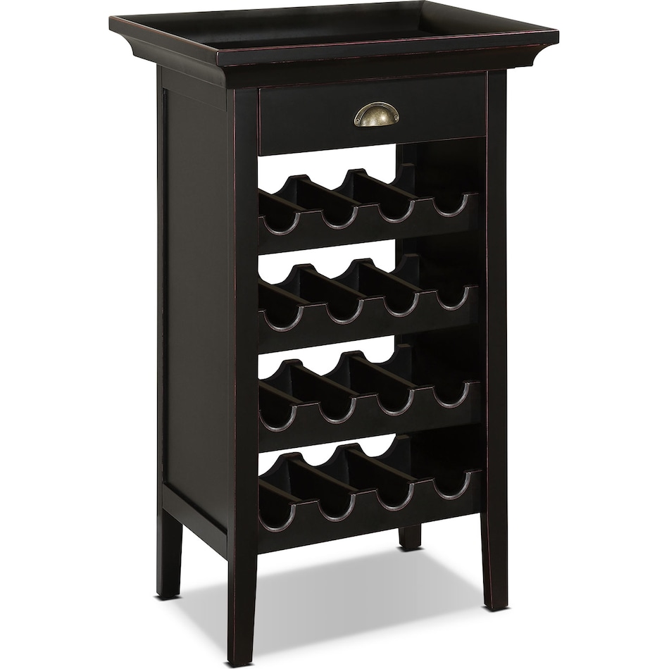 east point black wine cabinet   