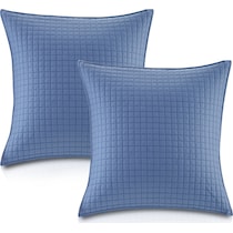 eastyn blue full queen bedding set   