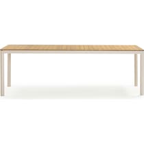 edgartown light brown outdoor dining table   