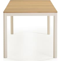 edgartown light brown outdoor dining table   
