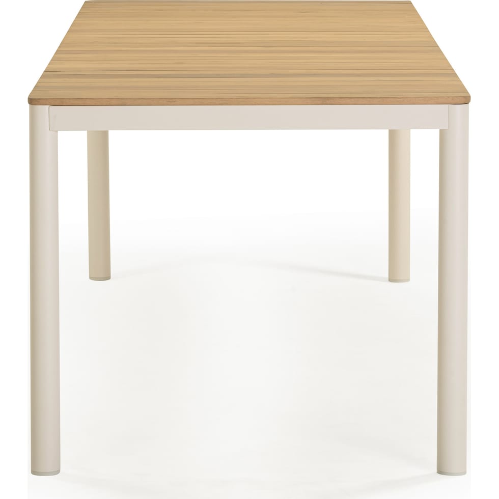 edgartown light brown outdoor dining table   