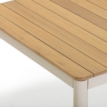 edgartown light brown outdoor dining table   