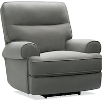 edgehill gray power recliner   